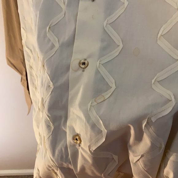6X dress shirt w/ French cuff and pattern design - Picture 4 of 4